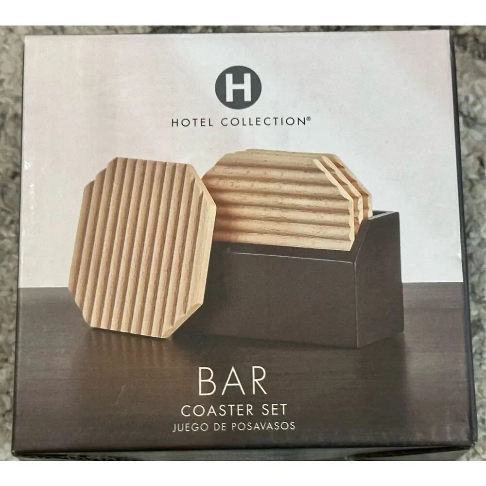 Hotel Collection NWT Macy’s bar coaster set